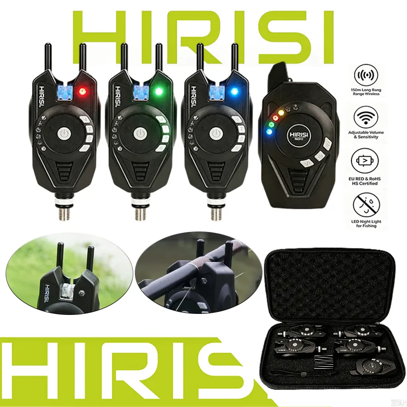 Bite Indicator - HIRISI SD11 3+1 Wireless Fishing Bite