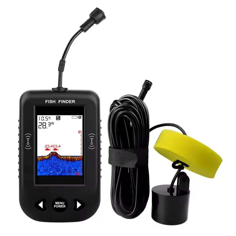 Fish Finder Transducer - Alarm 100M Portable Sonar Fish Finders