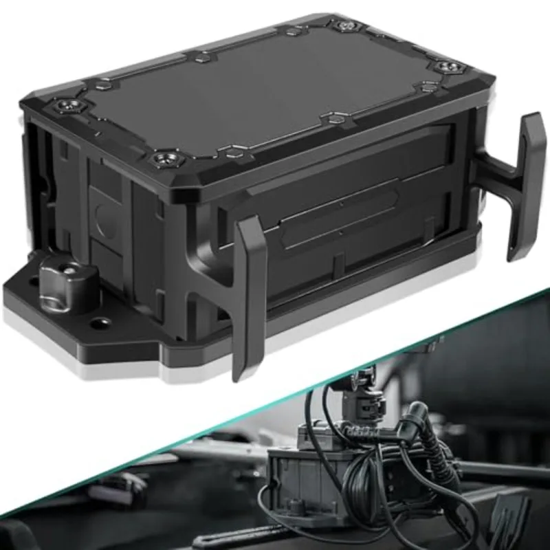Fish Finder Mount - Track Mounted Battery Box for Fish