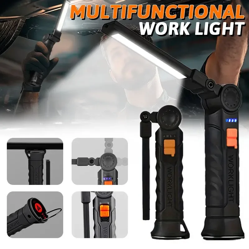 Fishing Light - Rechargeable Magnetic Work Light Flashlight Portable