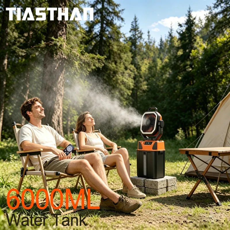 Fish Finder Battery - 30000mAh Spray Camping Fan with Remote
