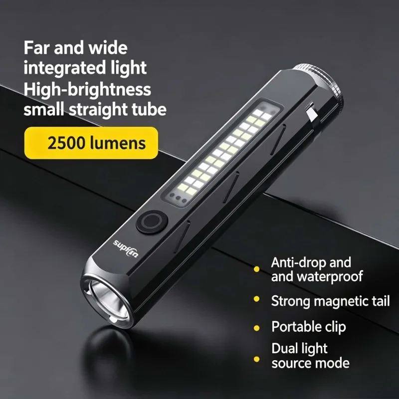 Fishing Light - LED Strong Light Flashlight Type-C Charging