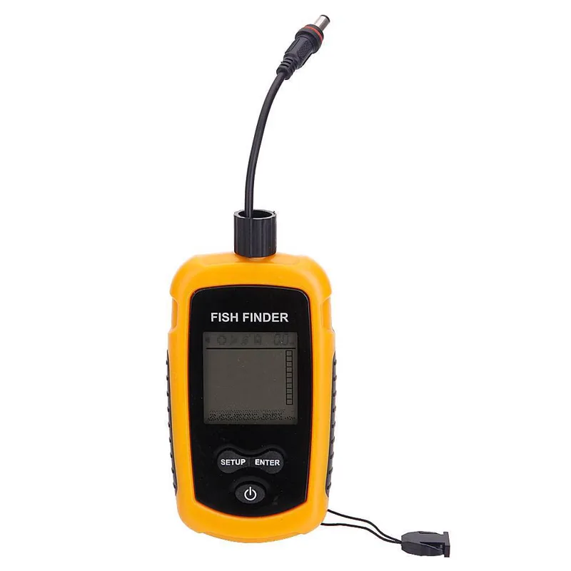 Fish Finder Transducer - Alarm 100M Portable Sonar Fish Finders