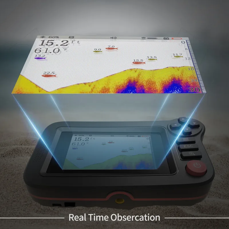 Fish Finder Transducer - FindFish 200M Portable Fish Finder Transducer