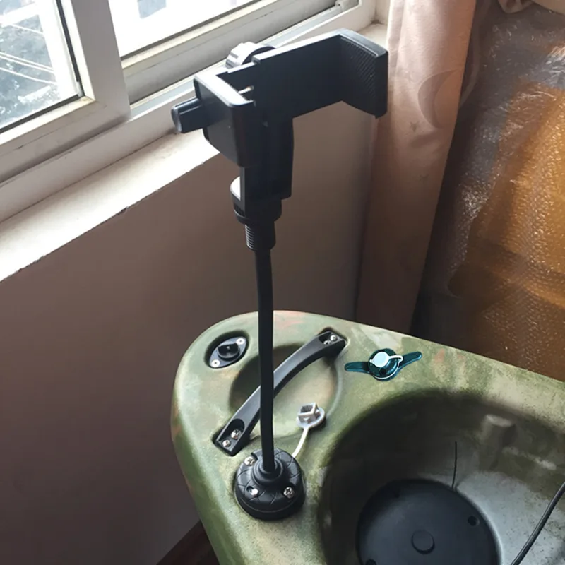 Fish Finder Mount - Kayak Cell Phone Holder Bracket Black