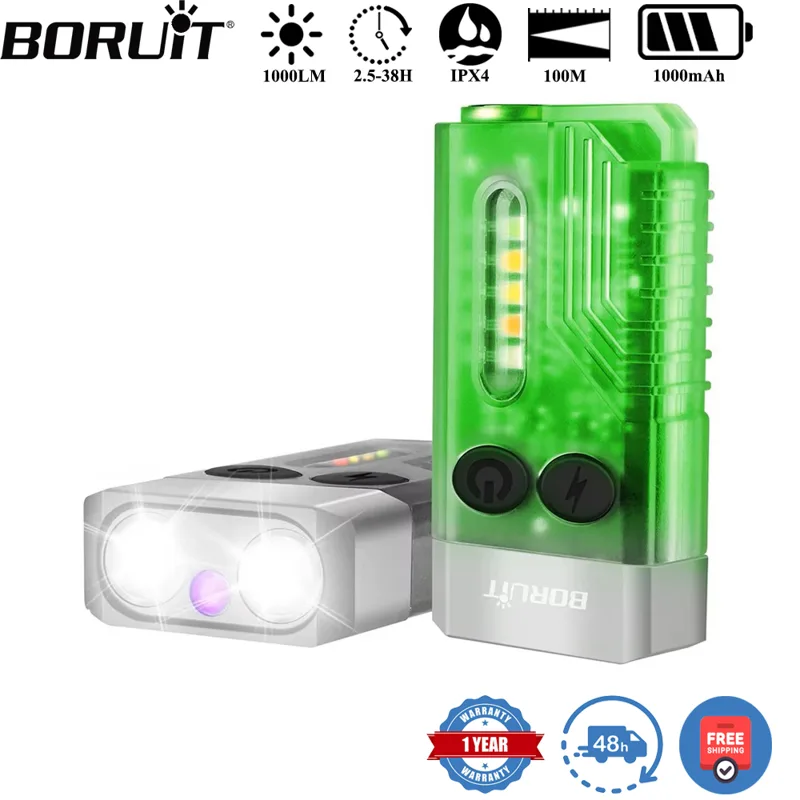 Fishing Light - BORUiT V10 Keychain UV LED EDC