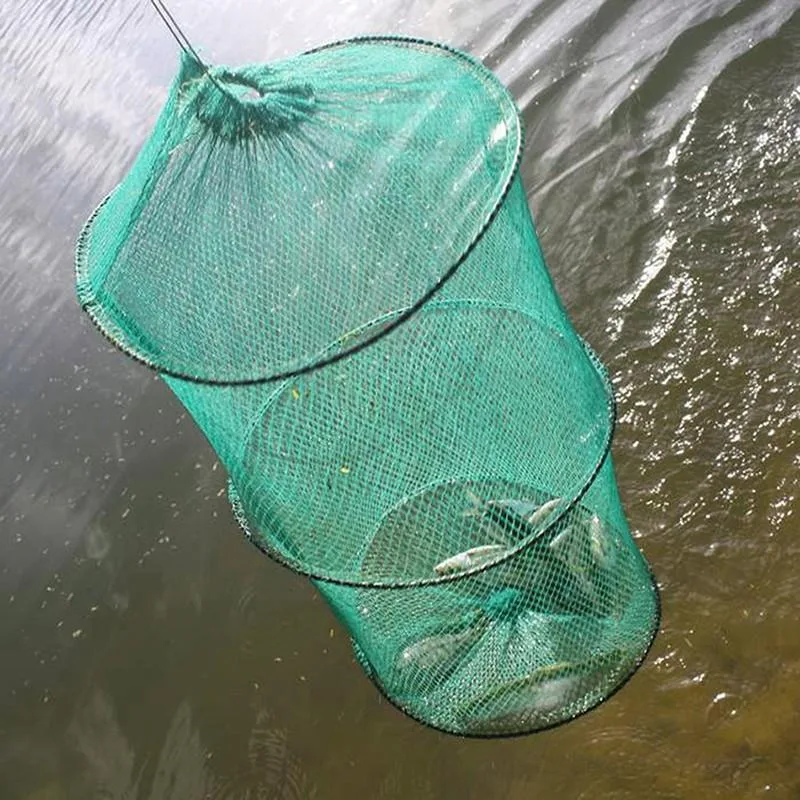 Fishing Gps - Folding Round Nylon Mesh Metal Frame