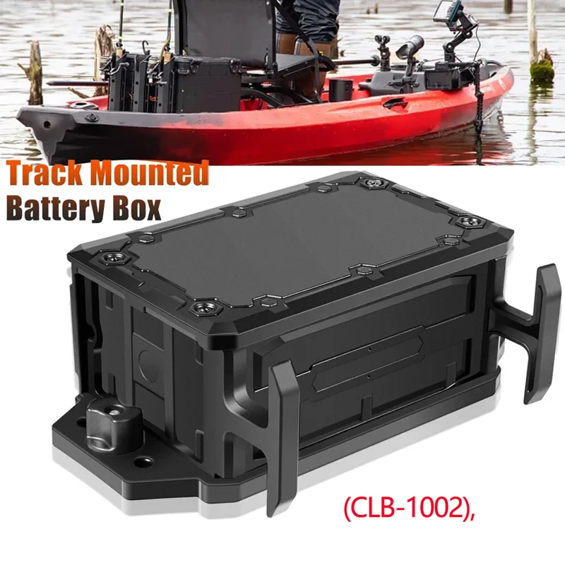Fish Finder Transducer - Track Mounted Battery Box for Fish
