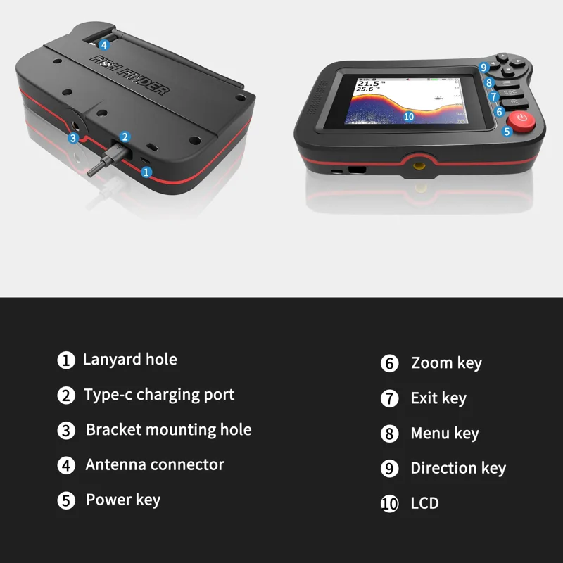 Smart Fish Finder - Portable F - Fishing Depth Finder 评论和价格
