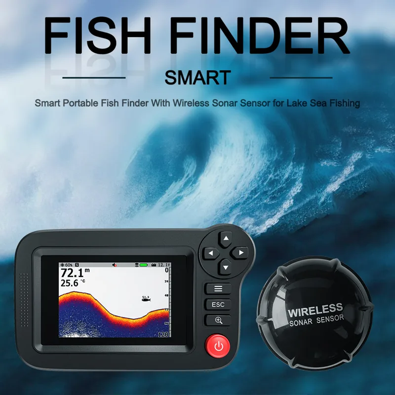 Smart Fish Finder - Portable F - Fishing Depth Finder 评论和价格