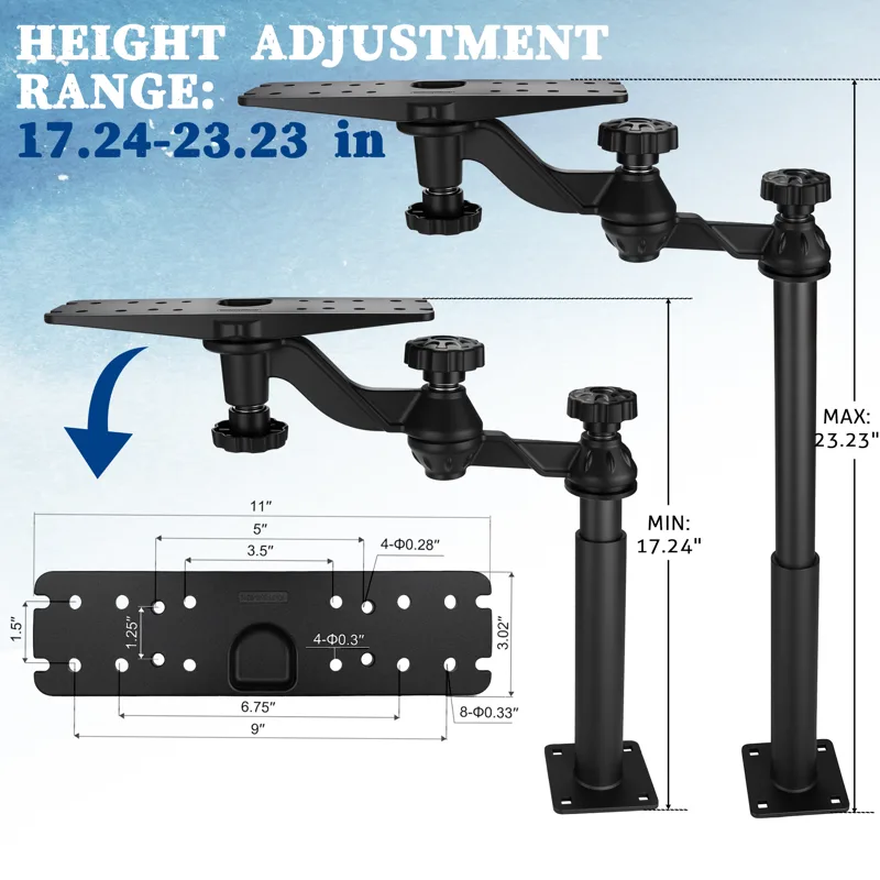 Telescoping Fish Finder Mount  - Fish Finder 评论和价格