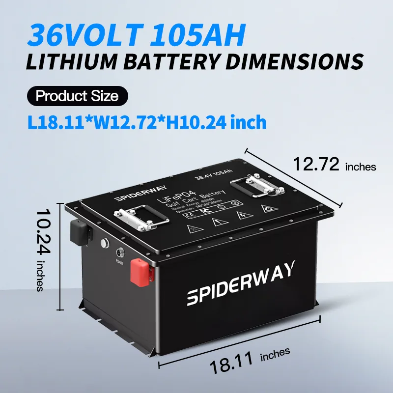 36V 105Ah Golf Cart LiFePO4 Li - Fish Finder Charger 评论和价格