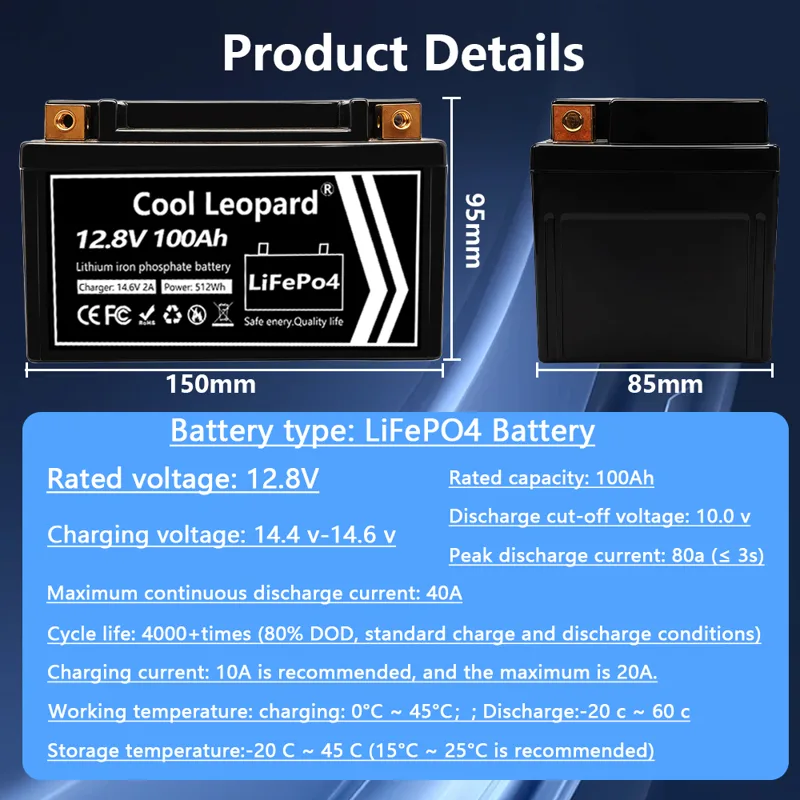 Lightweight 12V 100Ah LiFePO4  - Fish Finder Charger 评论和价格