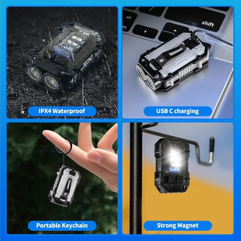 Clip-On Flashlight Rechargeabl - Fishing Light 评论和价格