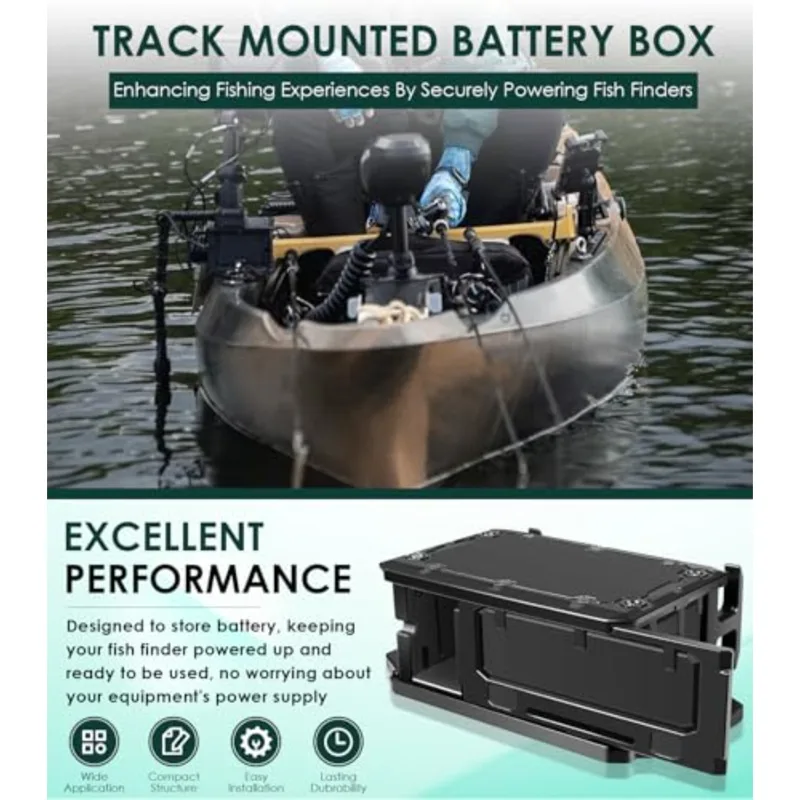 Track Mounted Battery Box for  - Fish Finder Mount 评论和价格