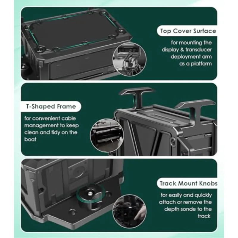 Track Mounted Battery Box for  - Fish Finder Mount 评论和价格