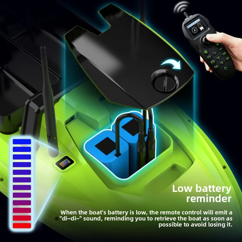 500M RC Fishing Bait Boat Dual - Fish Finder Cable 评论和价格