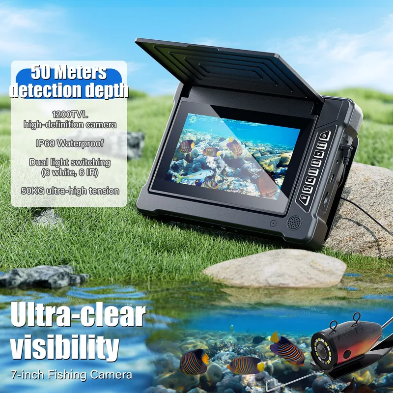 7 Inch 15M 1200TVL Underwater  - Fish Finder Cable 评论和价格
