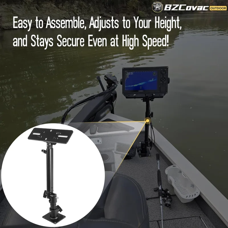 Marine Anodized Aluminum Monit - Fish Finder Mount 评论和价格