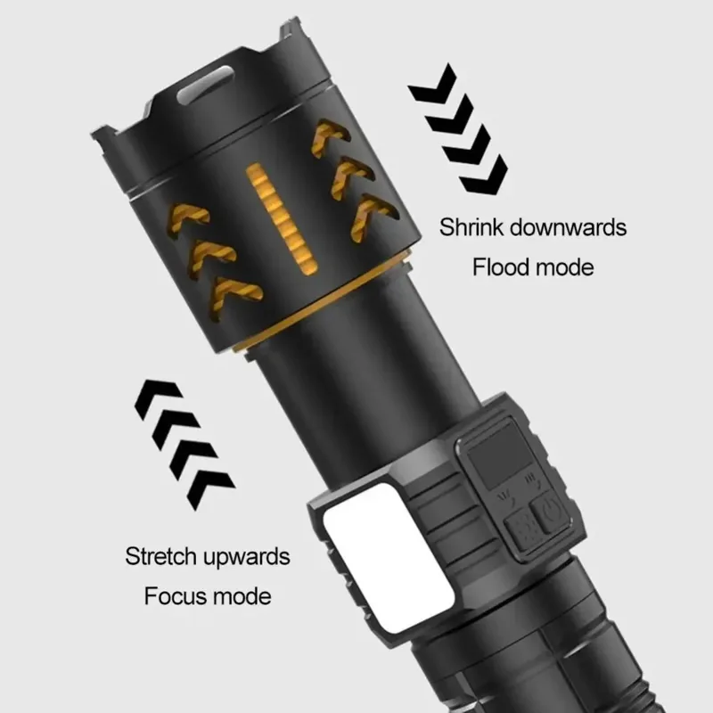 High Power LED Flashlight Zoom - Fishing Light 评论和价格