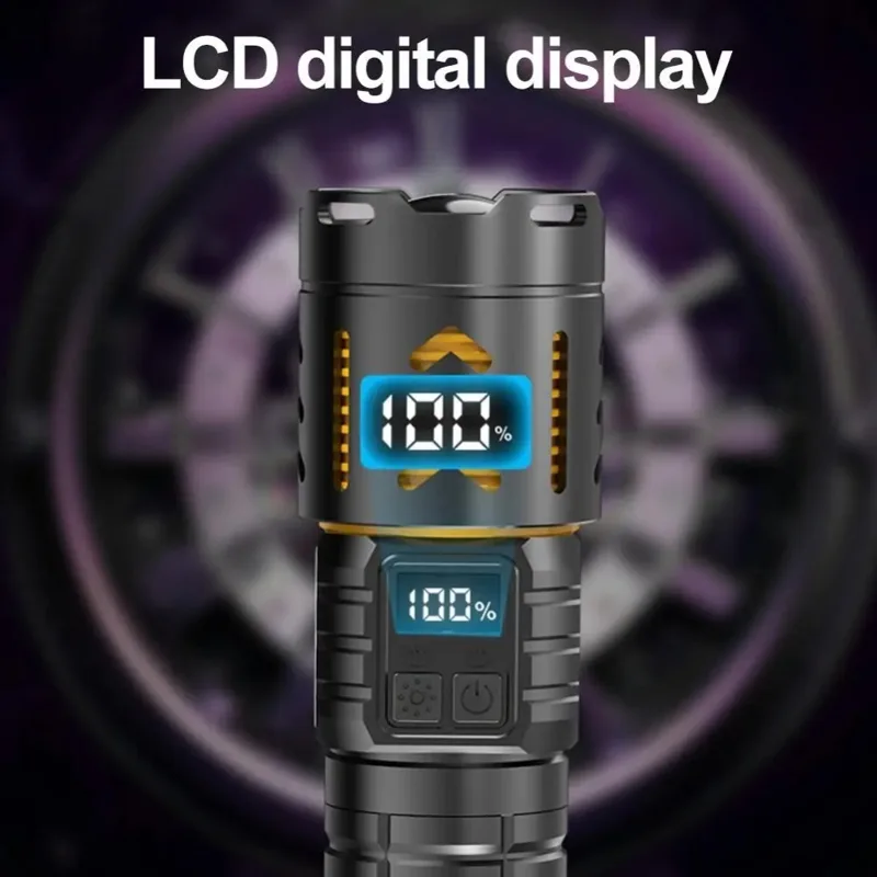 High Power LED Flashlight Zoom - Fishing Light 评论和价格