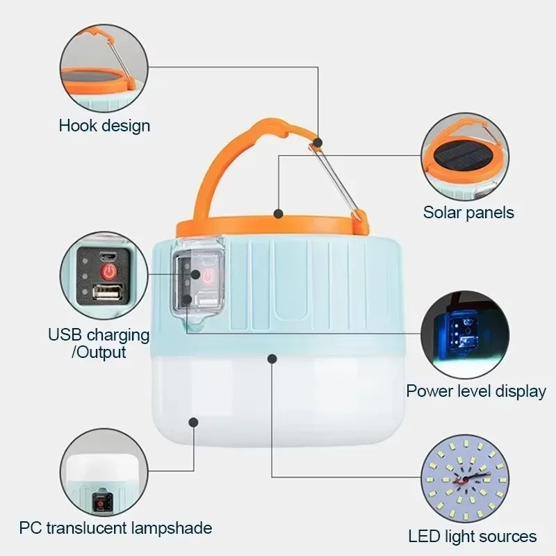 Solar Camping Lantern Recharge - Fishing Light 评论和价格