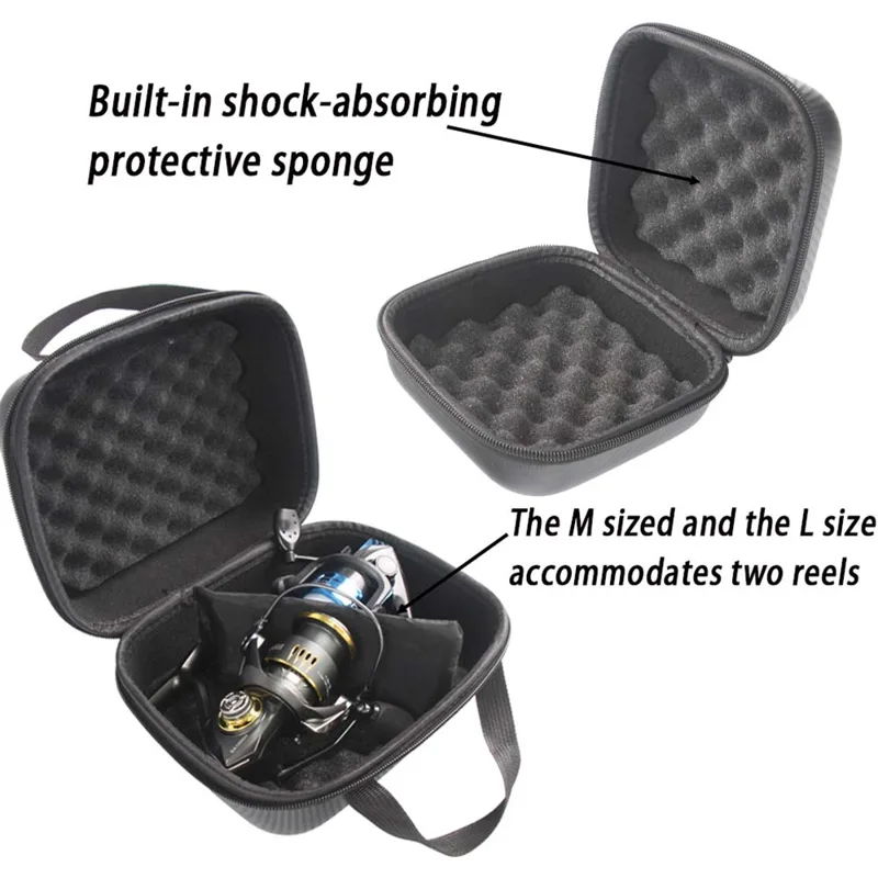 JSFUN Fishing Reel Case S/M/L  - Fish Finder Case 评论和价格