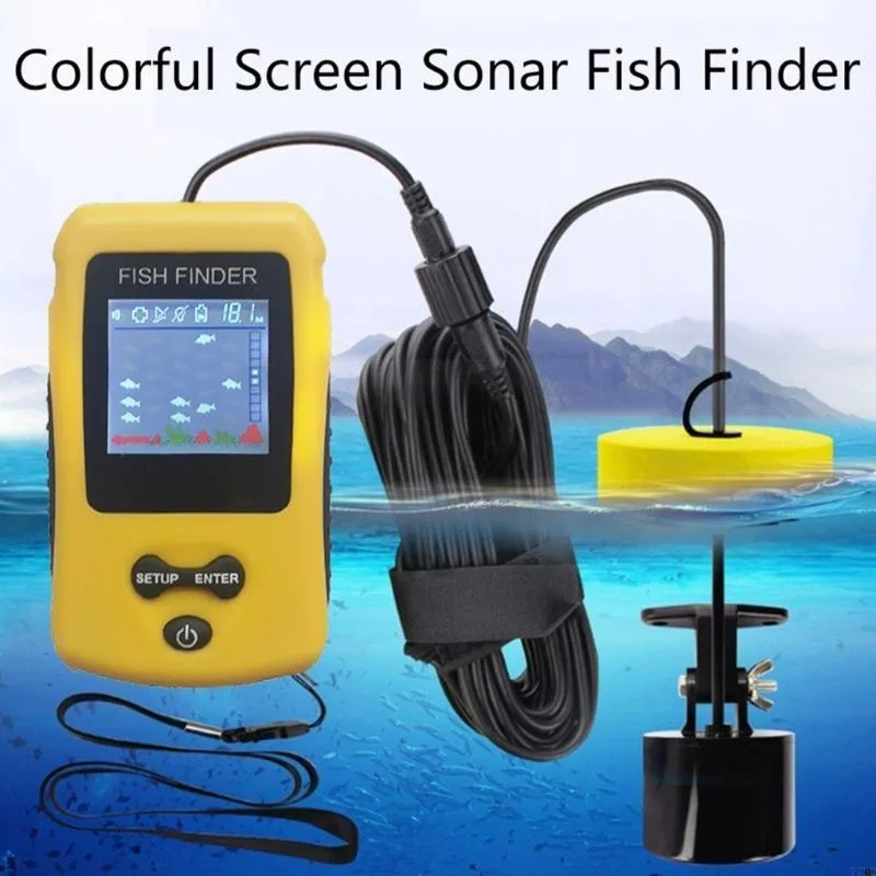 77HC Portable Fish Finders wit - Fishing Depth Finder 评论和价格