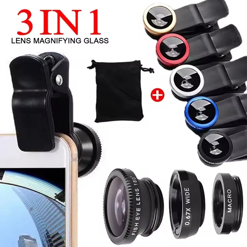 3 In 1 Fisheye Phone Lens 0.67 - Fishing Camera 评论和价格