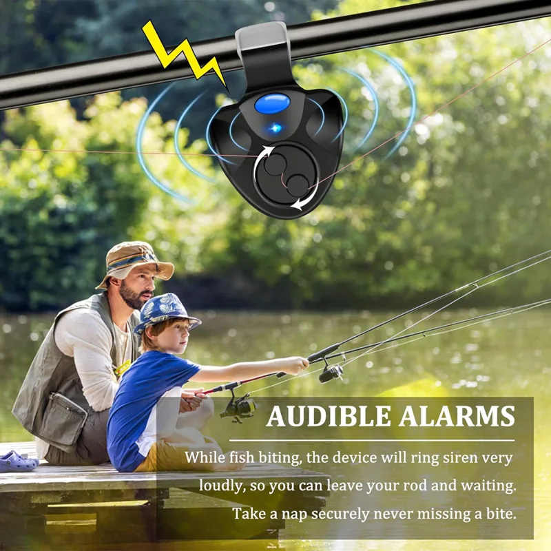 Carp Fishing Clip Set Rod Elec - Bite Alarm 评论和价格