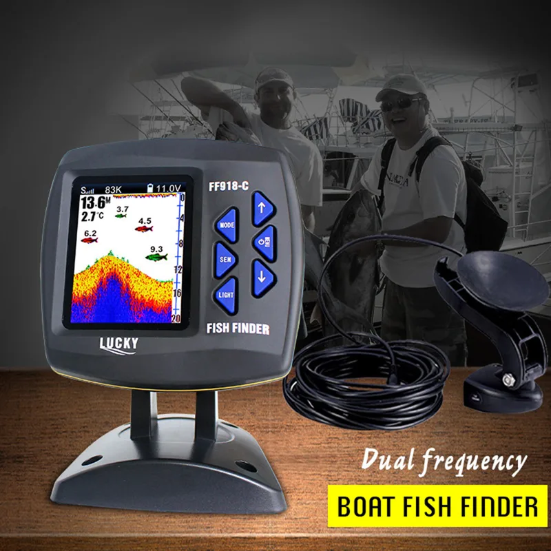 FF918-C100DS Color Screen Wire - Fishing Depth Finder 评论和价格