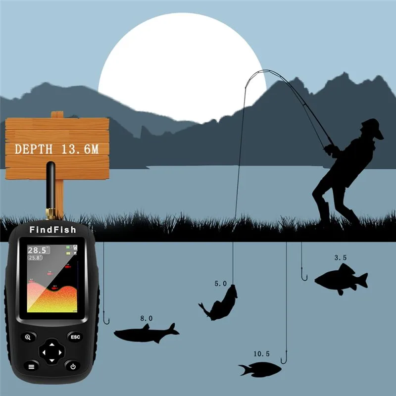 Quality Smart English Russian  - Fish Finder Portable 评论和价格