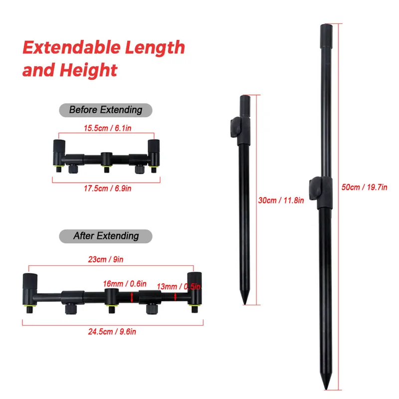 Coonor Fishing Pole Holder Ext - Bite Indicator 评论和价格