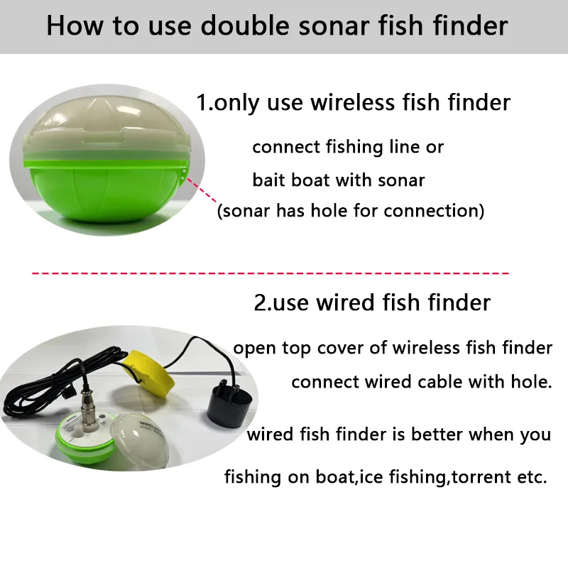 Portable Bluetooth Wireless So - Fishing Depth Finder 评论和价格