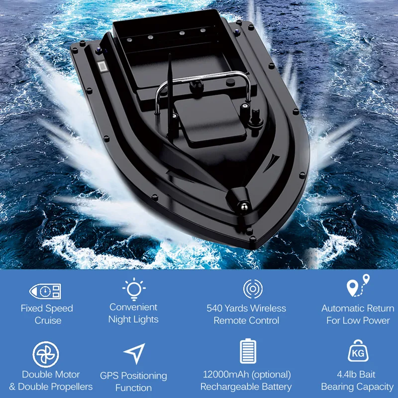 D16E GPS Fishing Bait Boat wit - Fishing Gps 评论和价格